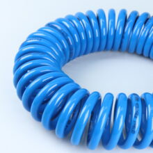 Tubo Poliuretano Espiral Azul (Milímetro Externo x Milímetro Interno x Comprimento Esticado)